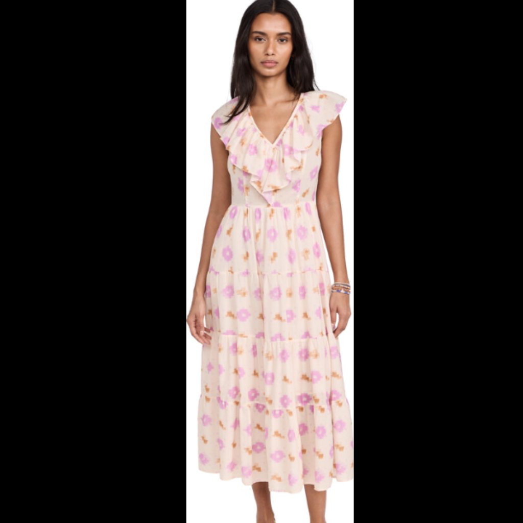 Xirena Tatiana Dress, Size L Large, Color Lilac Ikat